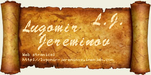 Lugomir Jereminov vizit kartica